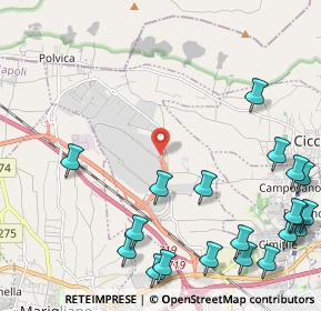 Mappa Interporto di Nola Via Boscofangone, 80035 Nola NA, Italia (3.2865)
