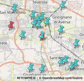 Mappa Via Fratelli Cervi, 81031 Aversa CE, Italia (2.63316)