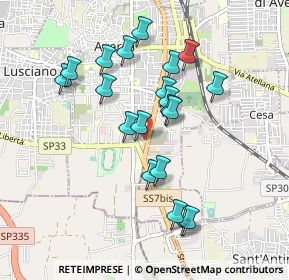 Mappa Via Fratelli Cervi, 81031 Aversa CE, Italia (0.906)