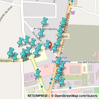 Mappa Via Fratelli Cervi, 81031 Aversa CE, Italia (0.13103)