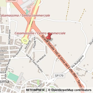 Mappa Strada Statale 100 Bari-Taranto, , 70010 Casamassima, Bari (Puglia)