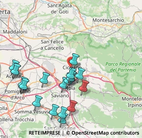 Mappa Via S. Francesco, 80033 Cicciano NA, Italia (9.2565)
