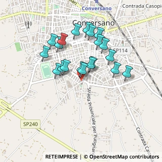 Mappa Via Piero Gobetti, 70014 Conversano BA, Italia (0.4265)