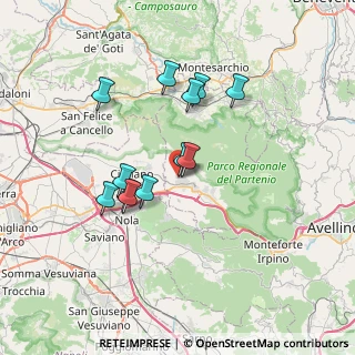 Mappa Via A. Vittoria, 83021 Avella AV, Italia (6.45667)