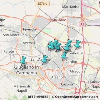 Mappa Via Tenente Ziello, 81030 Succivo CE, Italia (2.45)