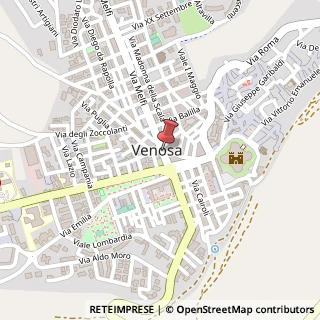 Mappa Zona P.I.p., 35, 85029 Venosa, Potenza (Basilicata)