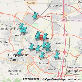 Mappa Via Martiri Atellani, 81030 Orta di Atella CE, Italia (3.44067)