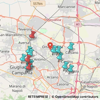 Mappa Via Martiri Atellani, 81030 Orta di Atella CE, Italia (4.29786)