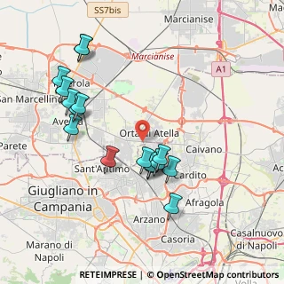 Mappa Via Martiri Atellani, 81030 Orta di Atella CE, Italia (4.26438)