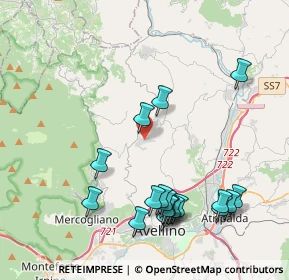 Mappa Via San Sebastiano, 83010 Capriglia Irpina AV, Italia (4.92947)