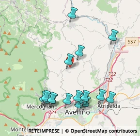 Mappa Via San Sebastiano, 83010 Capriglia Irpina AV, Italia (4.80412)