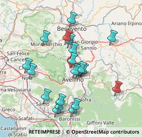 Mappa Via San Sebastiano, 83010 Capriglia Irpina AV, Italia (15.277)