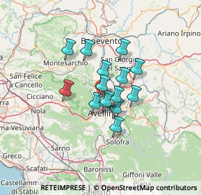 Mappa Via San Sebastiano, 83010 Capriglia Irpina AV, Italia (9.02733)