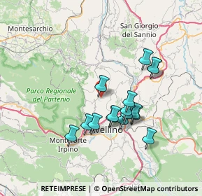 Mappa Via San Sebastiano, 83010 Capriglia Irpina AV, Italia (6.64438)