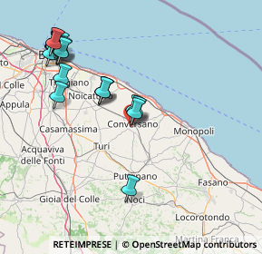 Mappa Via Giuseppe Lacalandra, 70014 Conversano BA, Italia (18.8885)