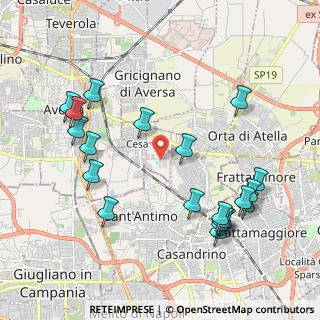 Mappa Via Vittorio Bachelet, 81030 Orta di Atella CE, Italia (2.462)