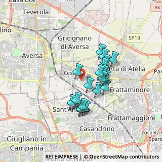 Mappa Via Vittorio Bachelet, 81030 Cesa CE, Italia (1.4575)
