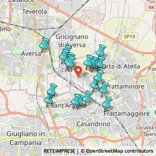 Mappa Via Vittorio Bachelet, 81030 Orta di Atella CE, Italia (1.484)