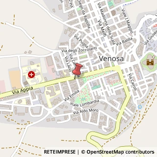 Mappa Via Toscana, 4, 85029 Venosa, Potenza (Basilicata)