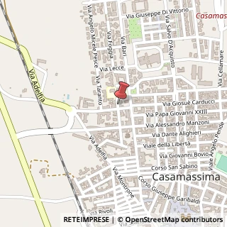 Mappa Via Giovanni Boccaccio, 23, 70010 Casamassima, Bari (Puglia)