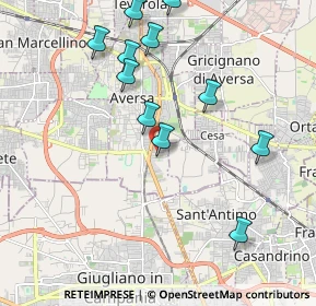 Mappa Via dell'Industria, 81031 Aversa CE, Italia (2.25455)