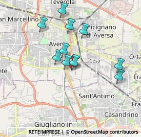 Mappa Via dell'Industria, 81031 Aversa CE, Italia (1.61727)