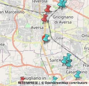 Mappa Via dell'Industria, 81031 Aversa CE, Italia (3.06545)