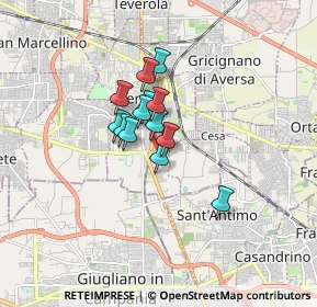 Mappa Via dell'Industria, 81031 Aversa CE, Italia (1.08692)