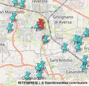 Mappa Via dell'Industria, 81031 Aversa CE, Italia (3.035)