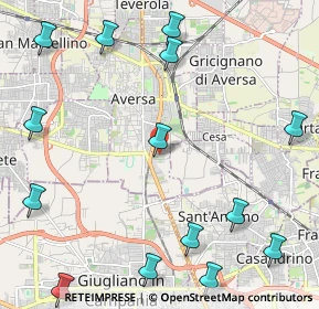 Mappa Via dell'Industria, 81031 Aversa CE, Italia (3.25867)