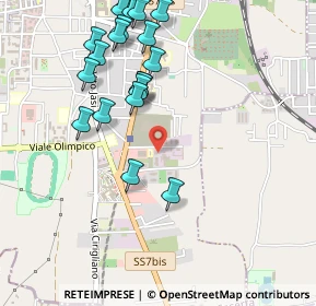 Mappa Via dell'Industria, 81031 Aversa CE, Italia (0.595)