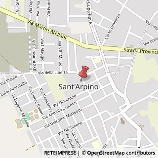 Mappa Via Alcide de Gasperi, 63, 81030 Sant'Arpino, Caserta (Campania)