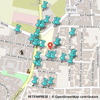 Mappa Via E. P. Fonseca, 80023 Caivano NA, Italia (0.11034)