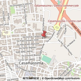 Mappa Via Cellamare, 12A, 70010 Casamassima, Bari (Puglia)