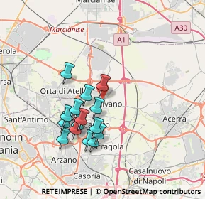 Mappa Via Giordano Bruno, 80023 Caivano NA, Italia (3.4)