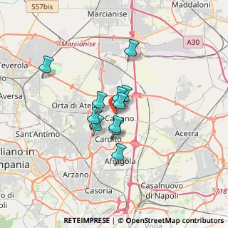 Mappa Via Giordano Bruno, 80023 Caivano NA, Italia (2.43818)