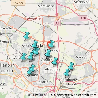 Mappa Via Giordano Bruno, 80023 Caivano NA, Italia (4.072)