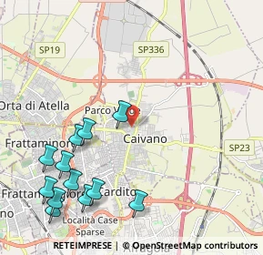 Mappa Via Giordano Bruno, 80023 Caivano NA, Italia (2.8)