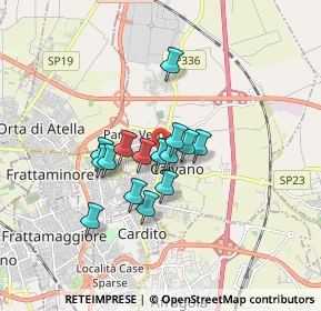 Mappa Via Giordano Bruno, 80023 Caivano NA, Italia (1.29)