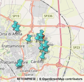 Mappa Via Giordano Bruno, 80023 Caivano NA, Italia (1.76167)