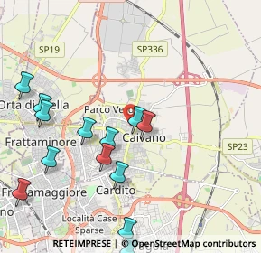 Mappa Via Giordano Bruno, 80023 Caivano NA, Italia (2.53231)