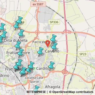 Mappa Via Giordano Bruno, 80023 Caivano NA, Italia (3.2355)