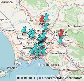 Mappa Via Giordano Bruno, 80023 Caivano NA, Italia (9.3945)