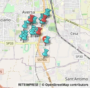 Mappa Aversa via delle industrie, 81031 Aversa CE, Italia (0.893)