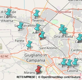 Mappa Aversa via delle industrie, 81031 Aversa CE, Italia (5.60333)