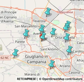 Mappa Aversa via delle industrie, 81031 Aversa CE, Italia (4.06545)