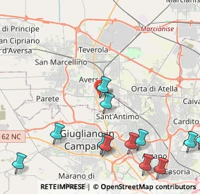 Mappa Aversa via delle industrie, 81031 Aversa CE, Italia (5.9525)