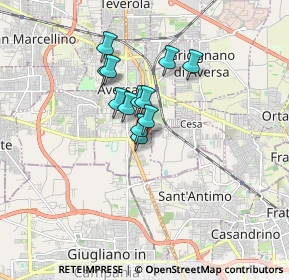 Mappa Via Alfredo Nobel, 81031 Aversa CE, Italia (1.20917)