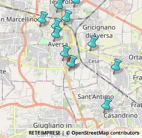 Mappa Aversa via delle industrie, 81031 Aversa CE, Italia (2.25909)