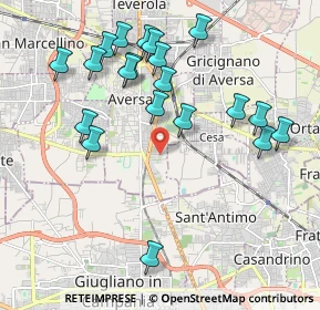 Mappa Via Alfredo Nobel, 81031 Aversa CE, Italia (2.267)